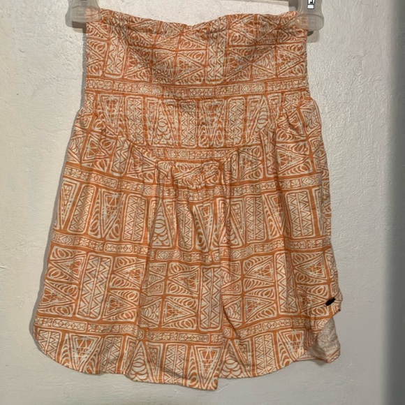 O'Neill Orange Textured tube top with flare S - Picture 1 of 4